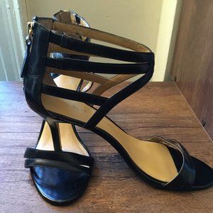 Nine West, Black Strappy Sandals
